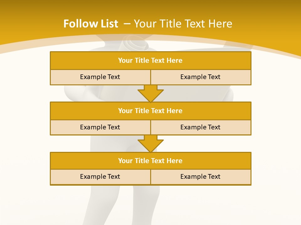White People Cap PowerPoint Template