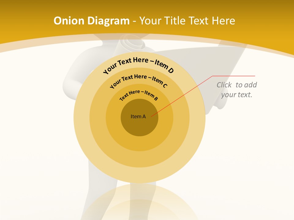 White People Cap PowerPoint Template