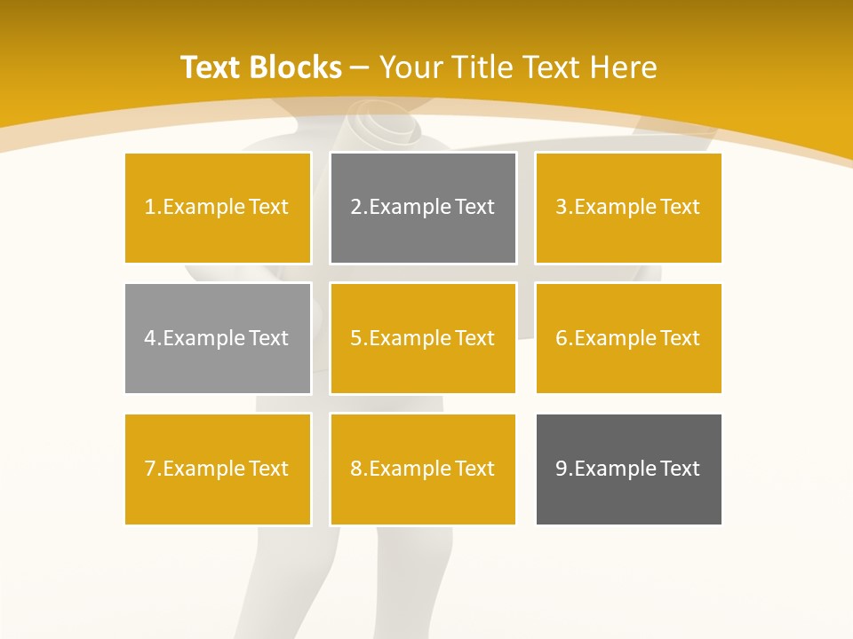 White People Cap PowerPoint Template