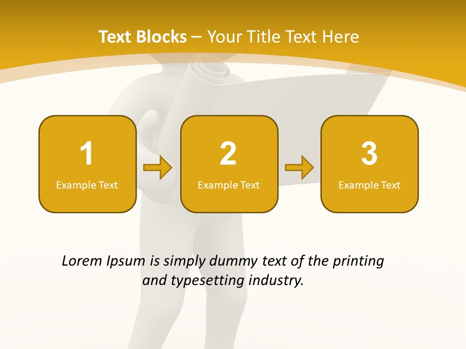 White People Cap PowerPoint Template