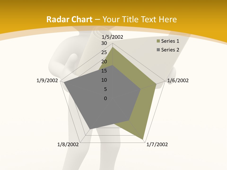 White People Cap PowerPoint Template