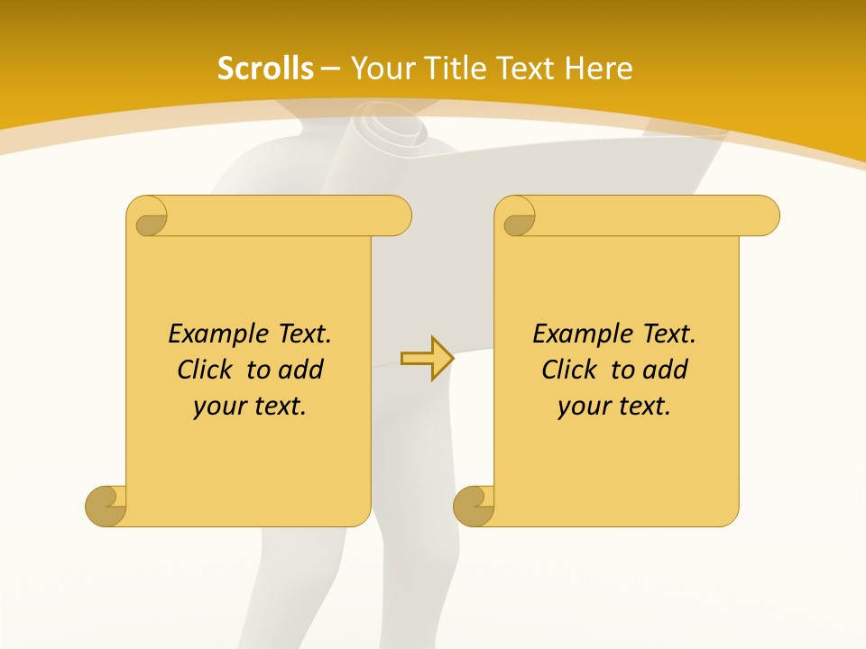 White People Cap PowerPoint Template