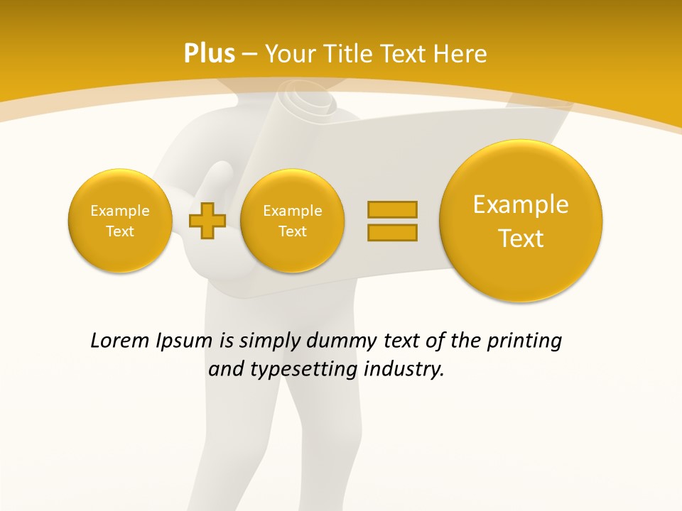 White People Cap PowerPoint Template