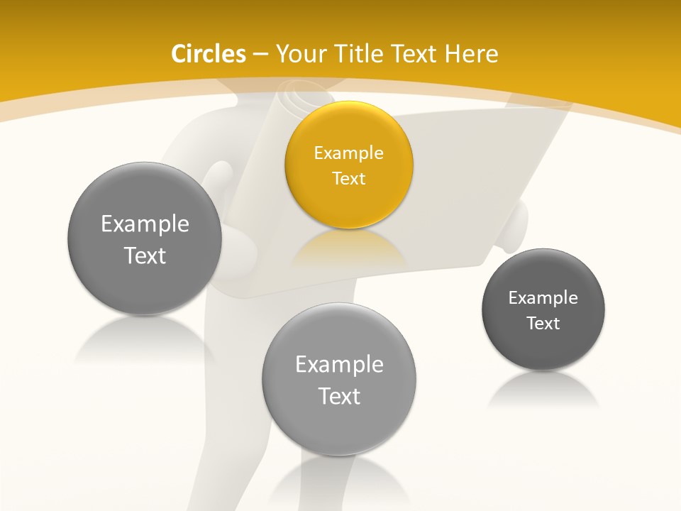 White People Cap PowerPoint Template