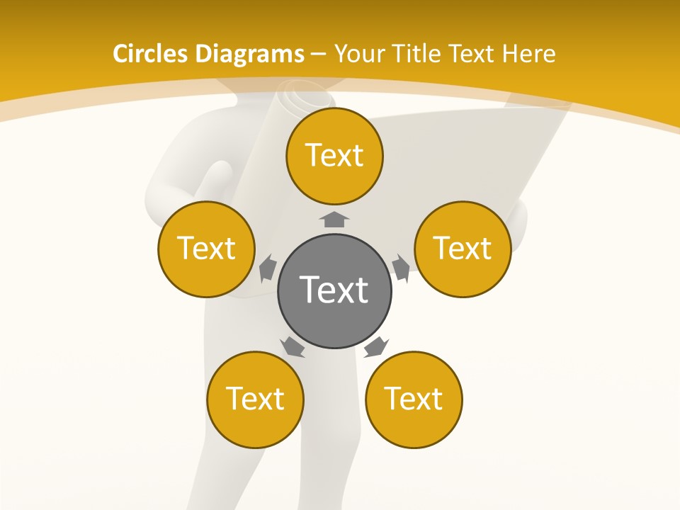 White People Cap PowerPoint Template