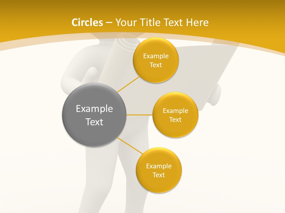 White People Cap PowerPoint Template