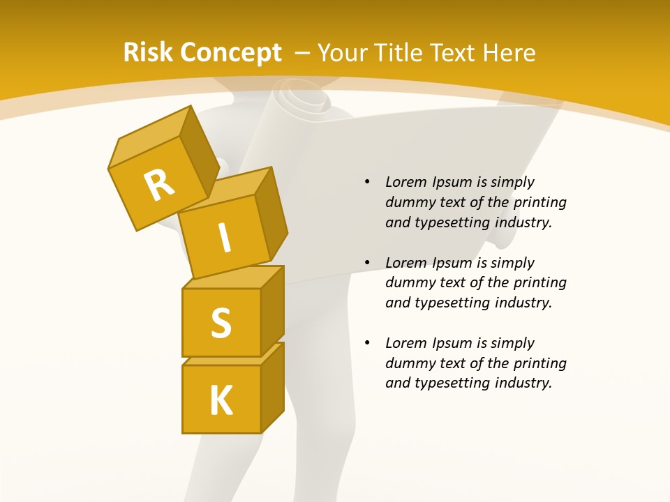 White People Cap PowerPoint Template