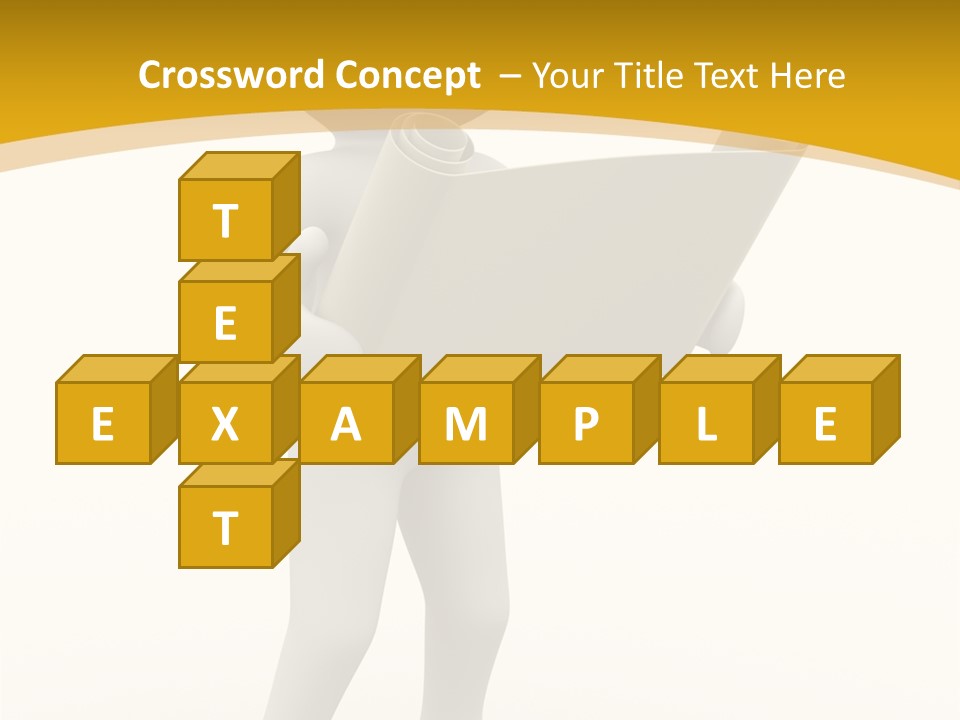 White People Cap PowerPoint Template