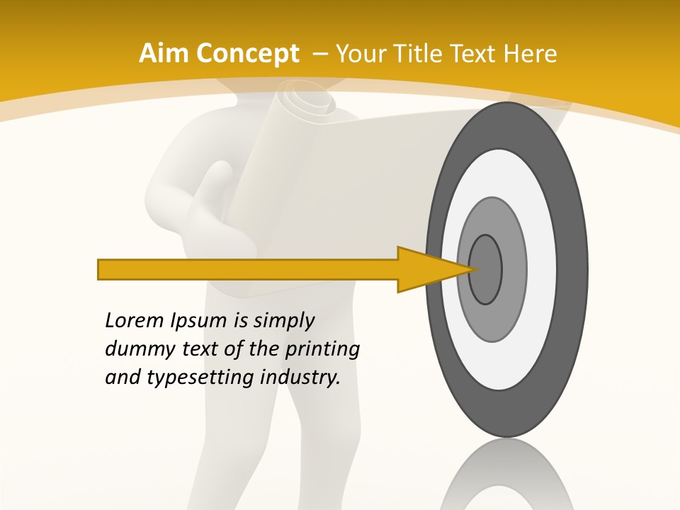 White People Cap PowerPoint Template