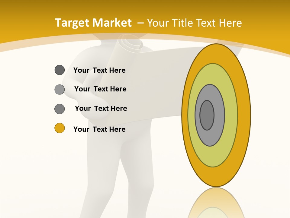 White People Cap PowerPoint Template