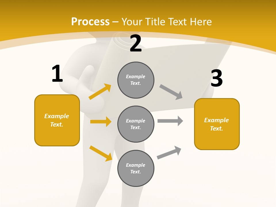 White People Cap PowerPoint Template