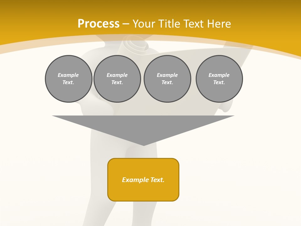 White People Cap PowerPoint Template