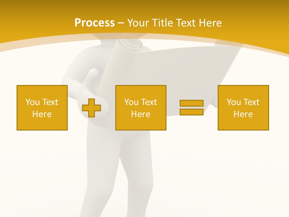 White People Cap PowerPoint Template