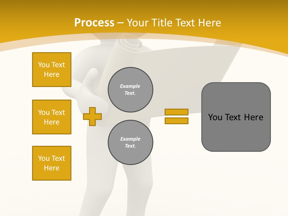 White People Cap PowerPoint Template