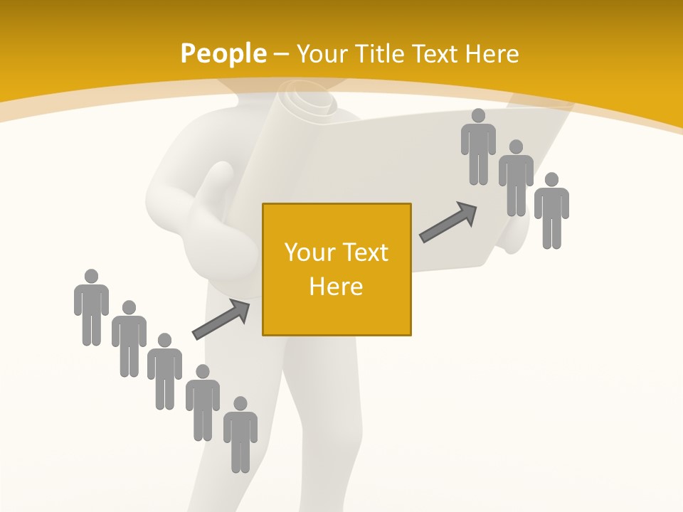 White People Cap PowerPoint Template