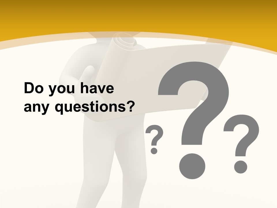 White People Cap PowerPoint Template