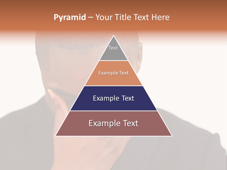 Business Portrait Concentrate PowerPoint Template