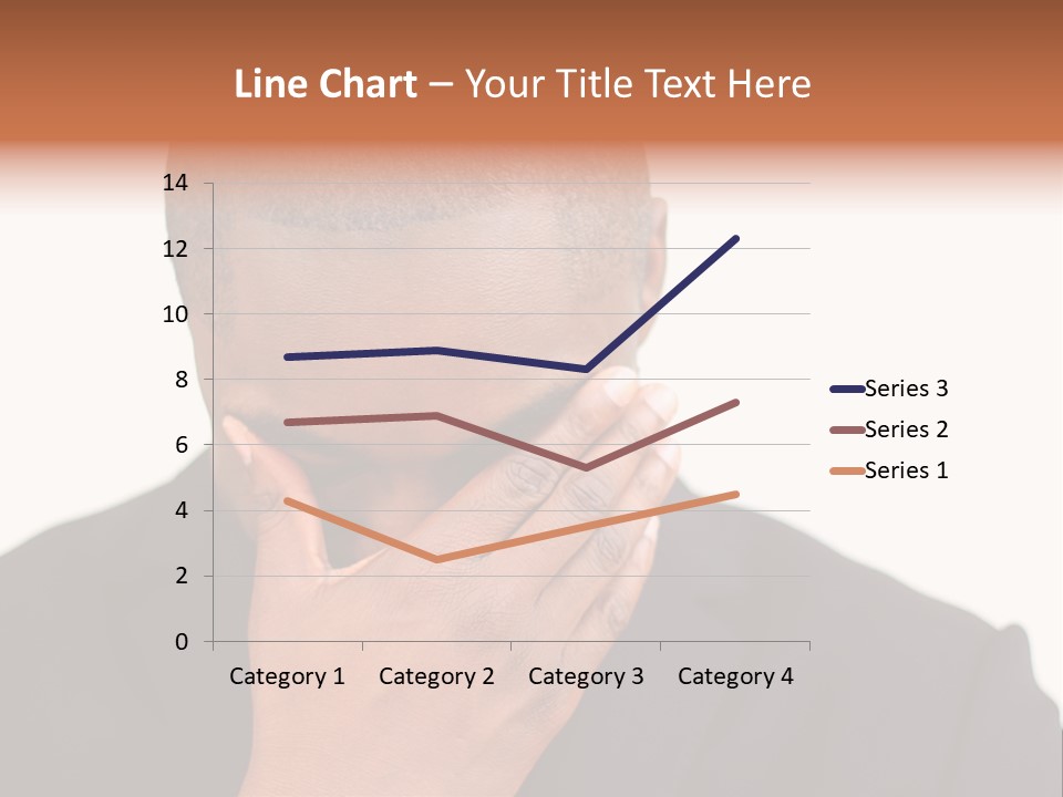 Business Portrait Concentrate PowerPoint Template