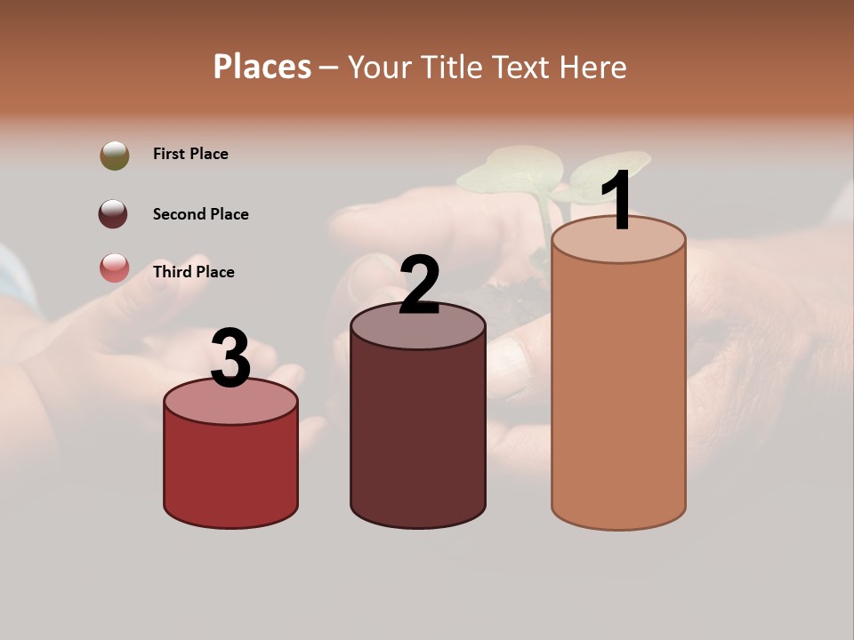 Beginnings Handful Achievement PowerPoint Template
