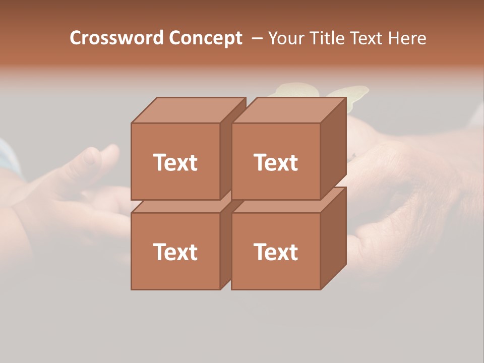 Beginnings Handful Achievement PowerPoint Template