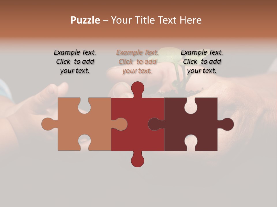 Beginnings Handful Achievement PowerPoint Template