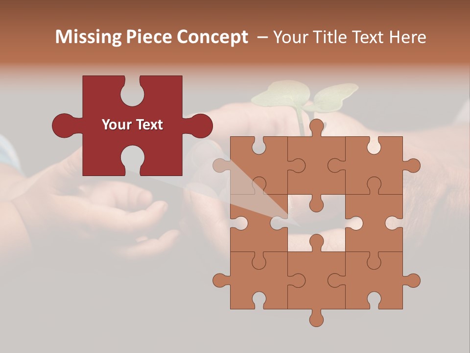 Beginnings Handful Achievement PowerPoint Template