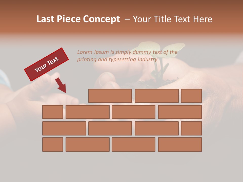 Beginnings Handful Achievement PowerPoint Template