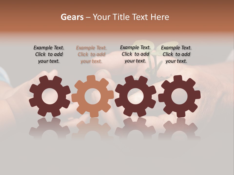 Beginnings Handful Achievement PowerPoint Template