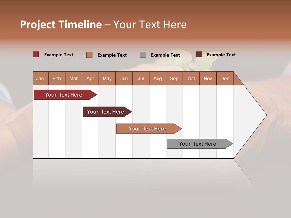 Beginnings Handful Achievement PowerPoint Template