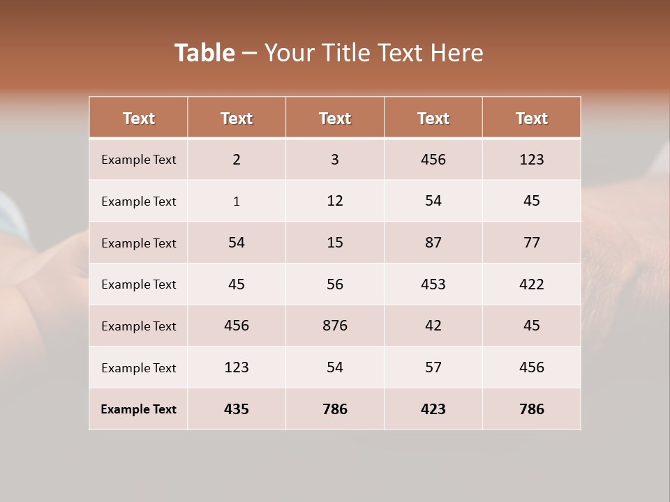 Beginnings Handful Achievement PowerPoint Template