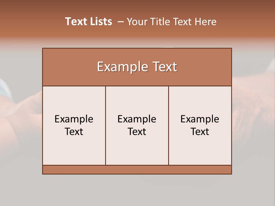 Beginnings Handful Achievement PowerPoint Template