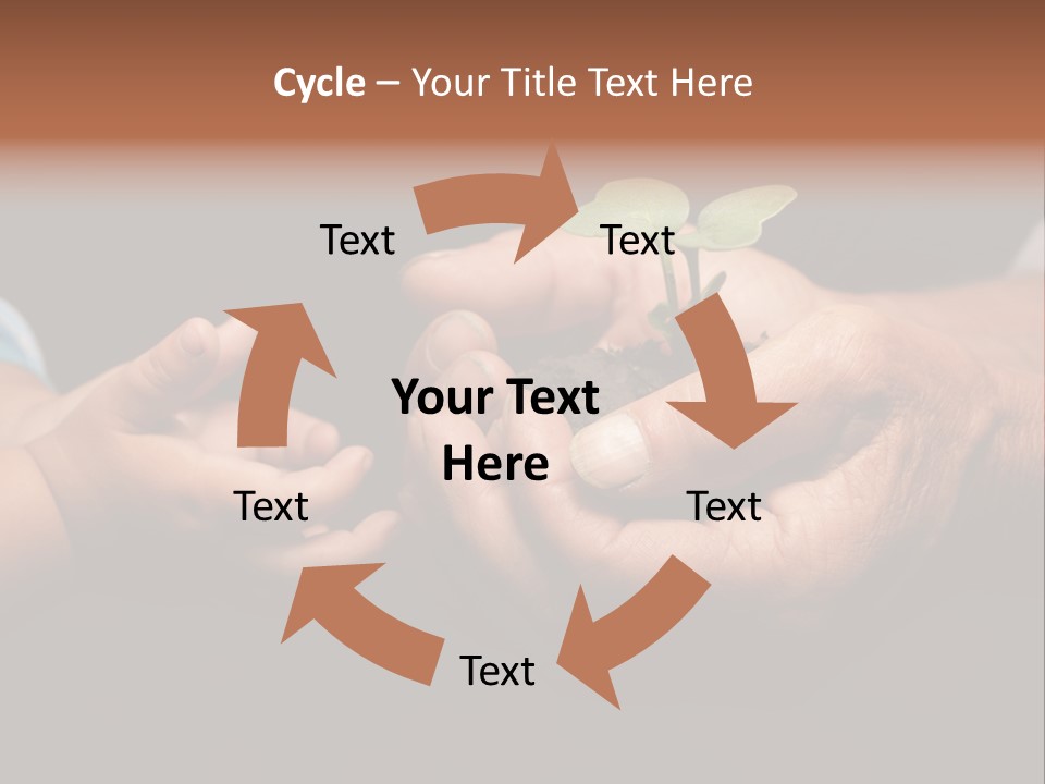 Beginnings Handful Achievement PowerPoint Template