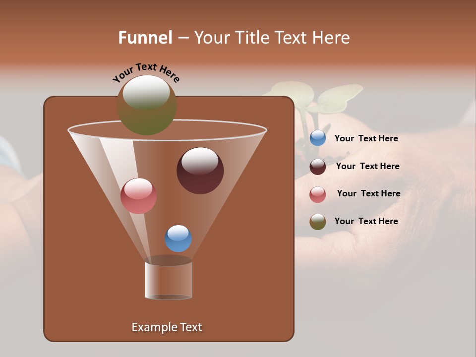 Beginnings Handful Achievement PowerPoint Template