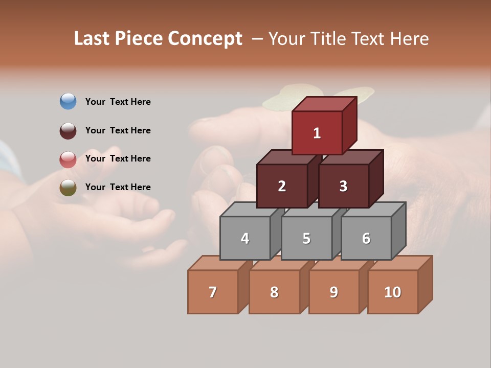 Beginnings Handful Achievement PowerPoint Template