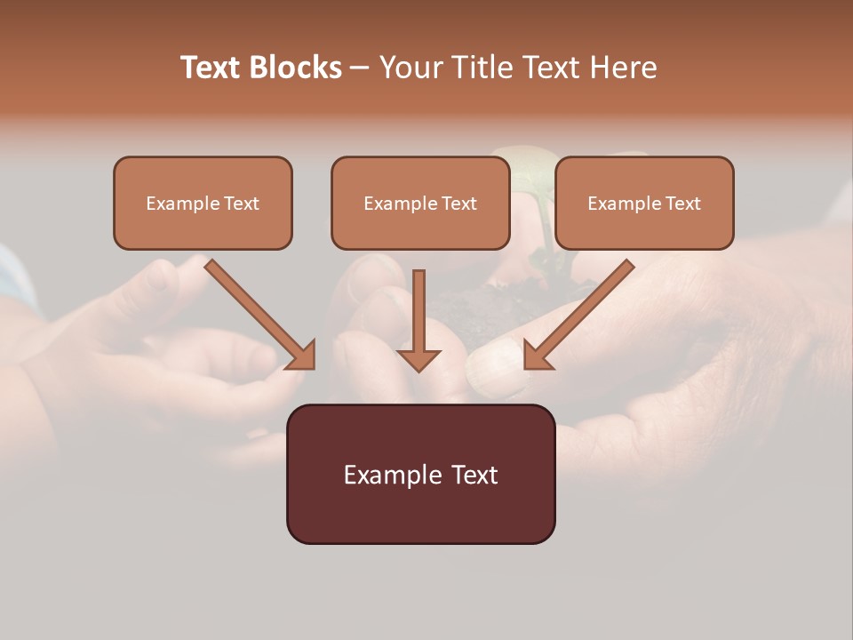 Beginnings Handful Achievement PowerPoint Template