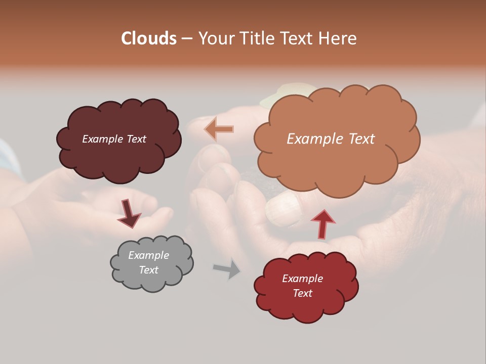 Beginnings Handful Achievement PowerPoint Template
