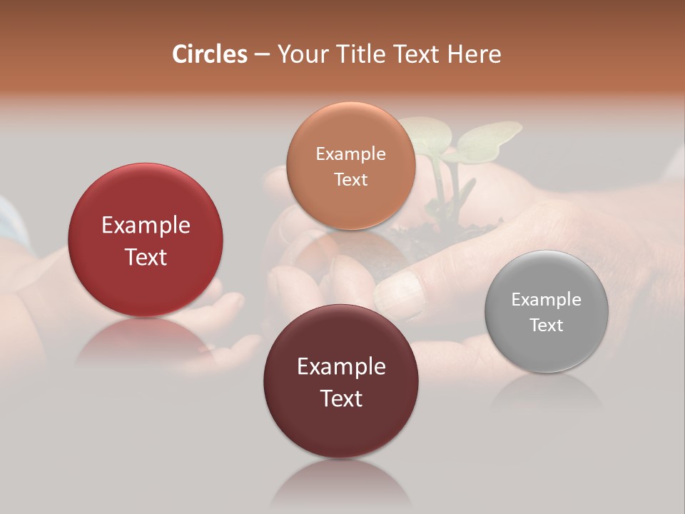 Beginnings Handful Achievement PowerPoint Template
