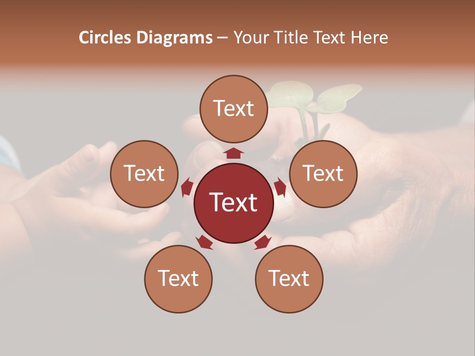 Beginnings Handful Achievement PowerPoint Template