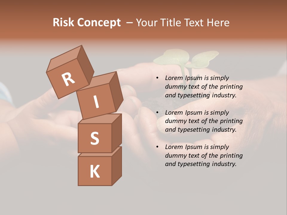 Beginnings Handful Achievement PowerPoint Template