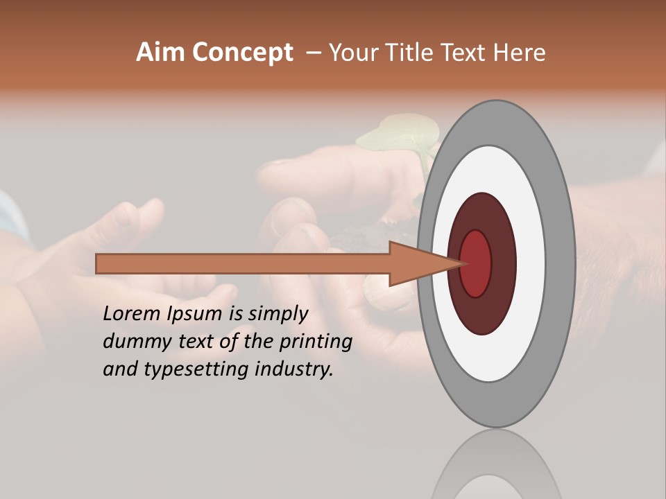 Beginnings Handful Achievement PowerPoint Template