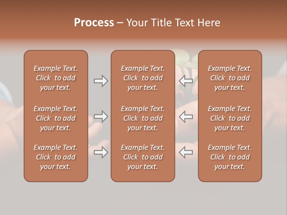 Beginnings Handful Achievement PowerPoint Template