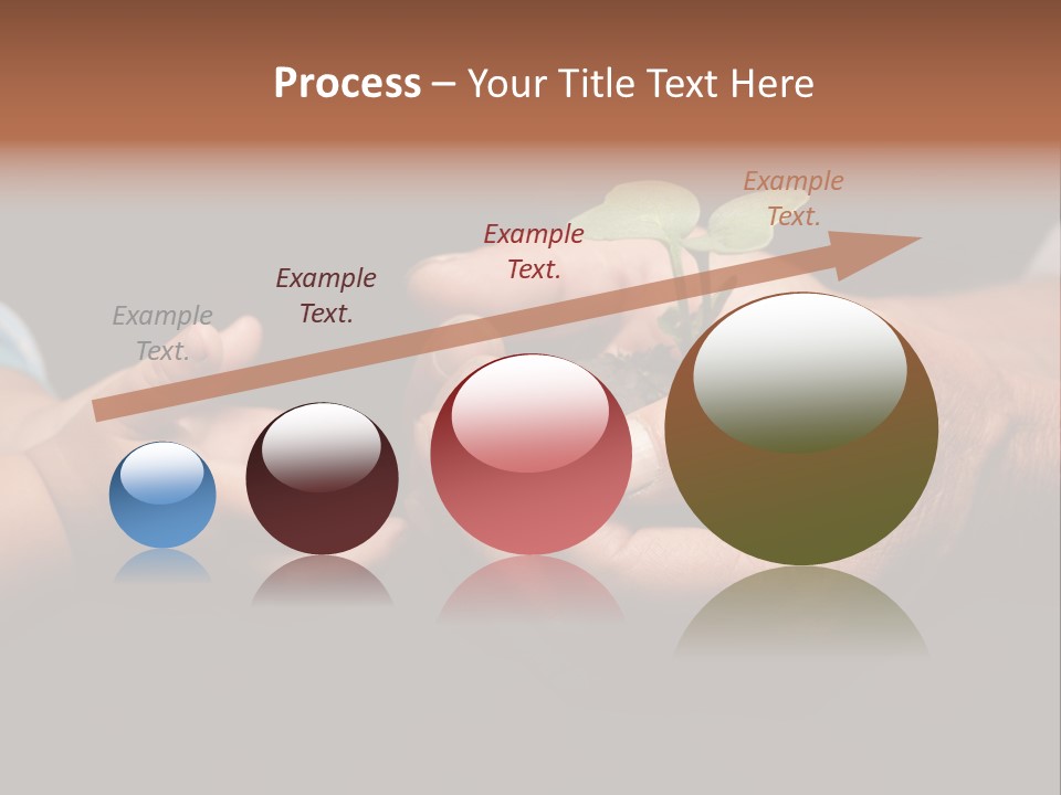 Beginnings Handful Achievement PowerPoint Template