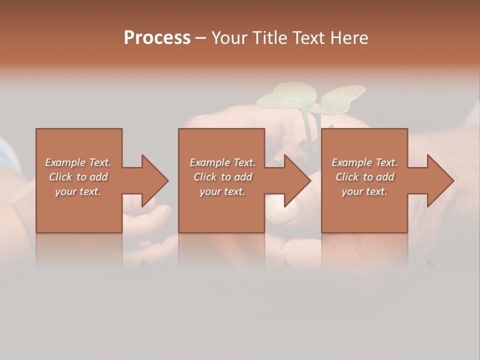 Beginnings Handful Achievement PowerPoint Template