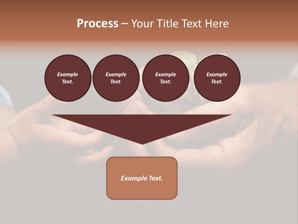 Beginnings Handful Achievement PowerPoint Template