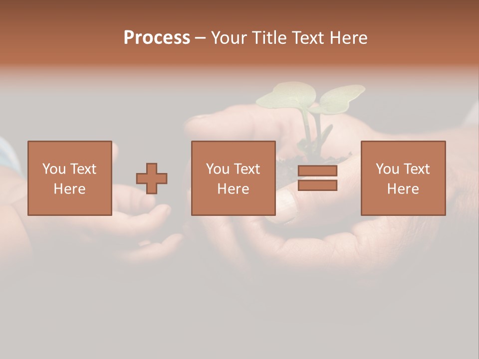 Beginnings Handful Achievement PowerPoint Template