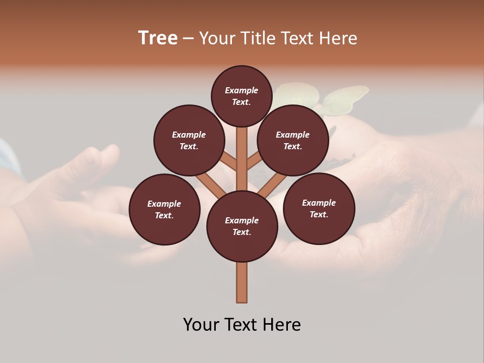 Beginnings Handful Achievement PowerPoint Template