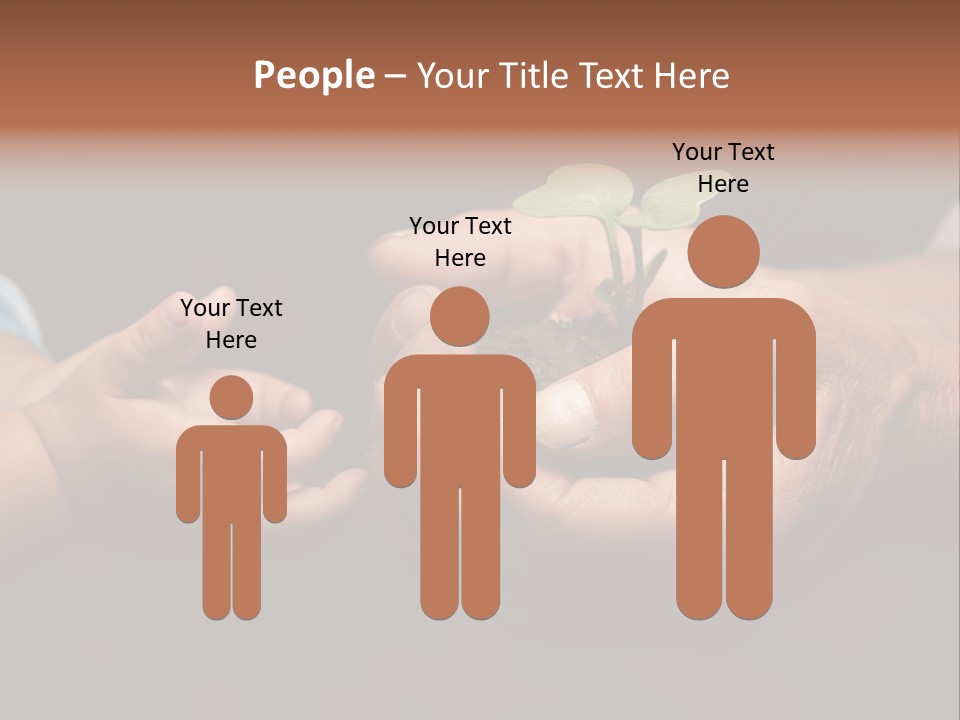 Beginnings Handful Achievement PowerPoint Template