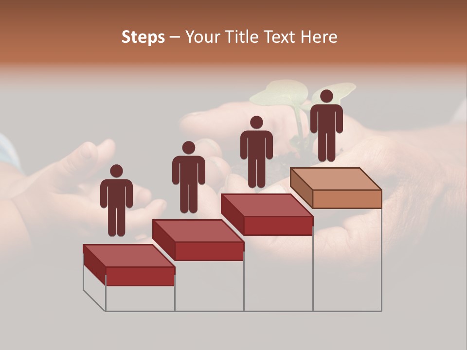 Beginnings Handful Achievement PowerPoint Template