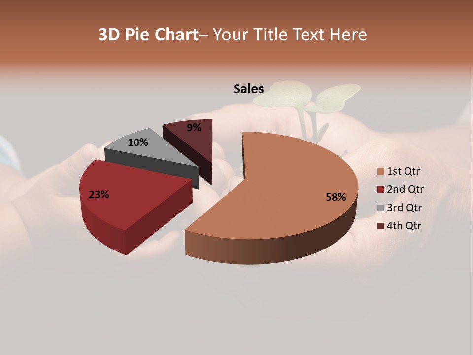 Beginnings Handful Achievement PowerPoint Template