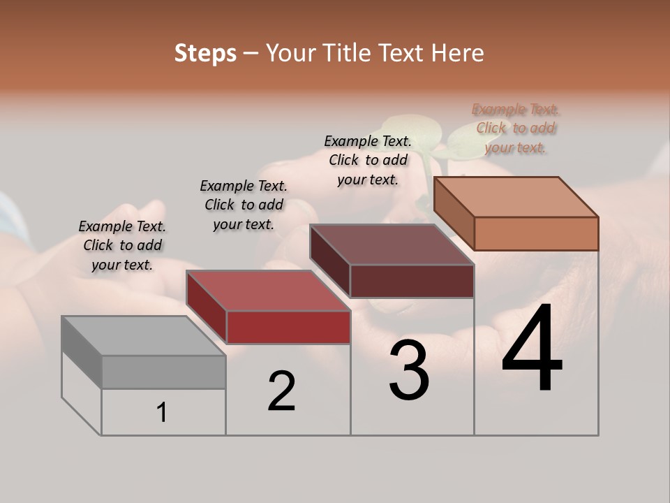 Beginnings Handful Achievement PowerPoint Template